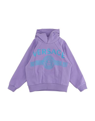 Versace Young Babies'  Newborn Girl Sweatshirt Lilac Size 3 Cotton, Elastane In Purple