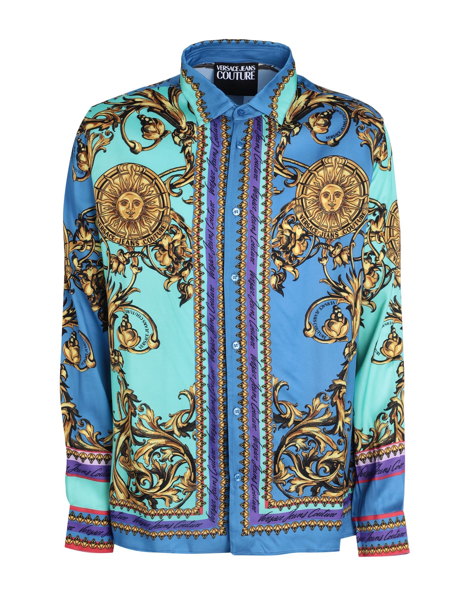 Versace Jeans Couture Shirts In Blue