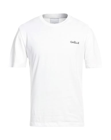 Gaelle Paris Gaëlle Paris Man T-shirt White Size M Cotton