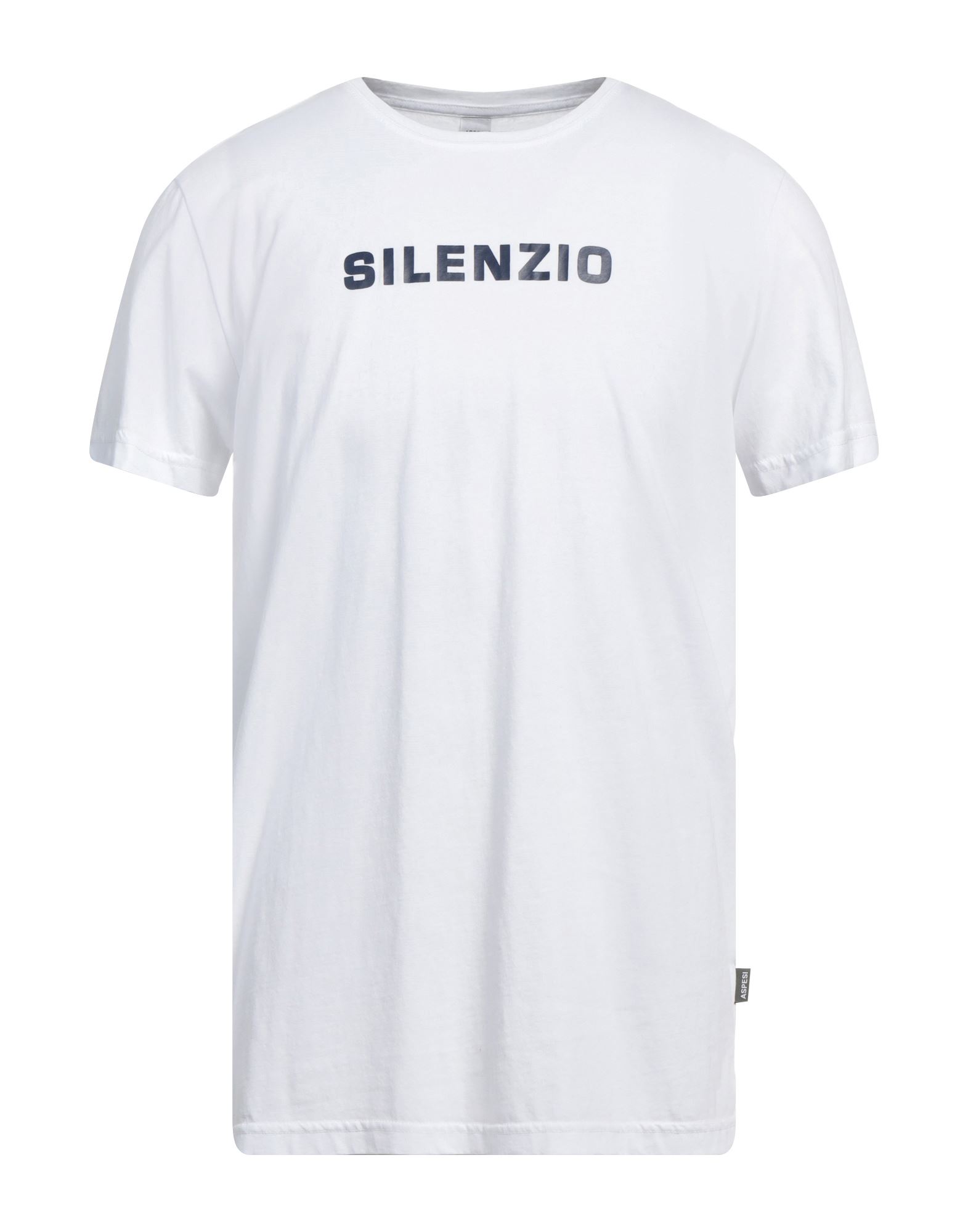 Aspesi Cotton Jersey T-shirt With Print In White
