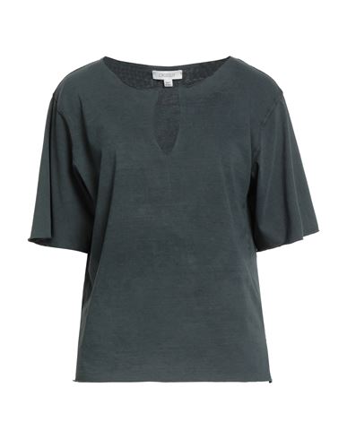 Crossley Woman T-shirt Charcoal Size Xs Cotton In Gray