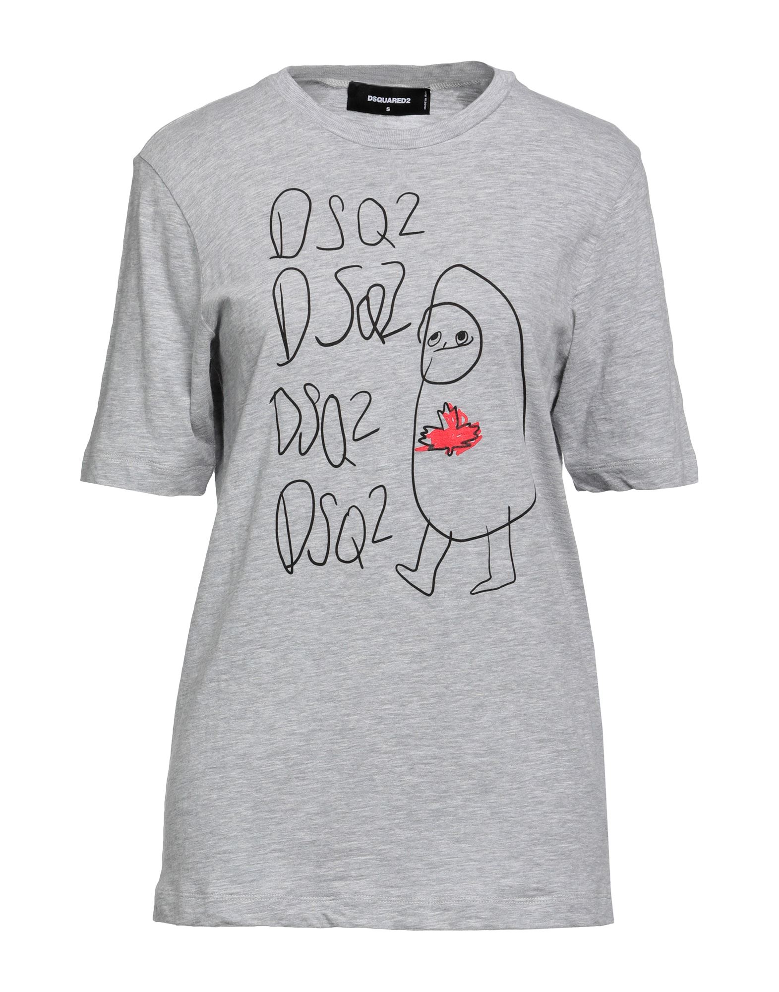 Dsquared2 T-shirts In Grey