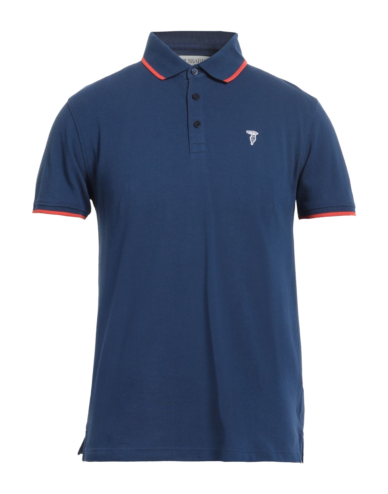 Trussardi Polo Shirts In Blue