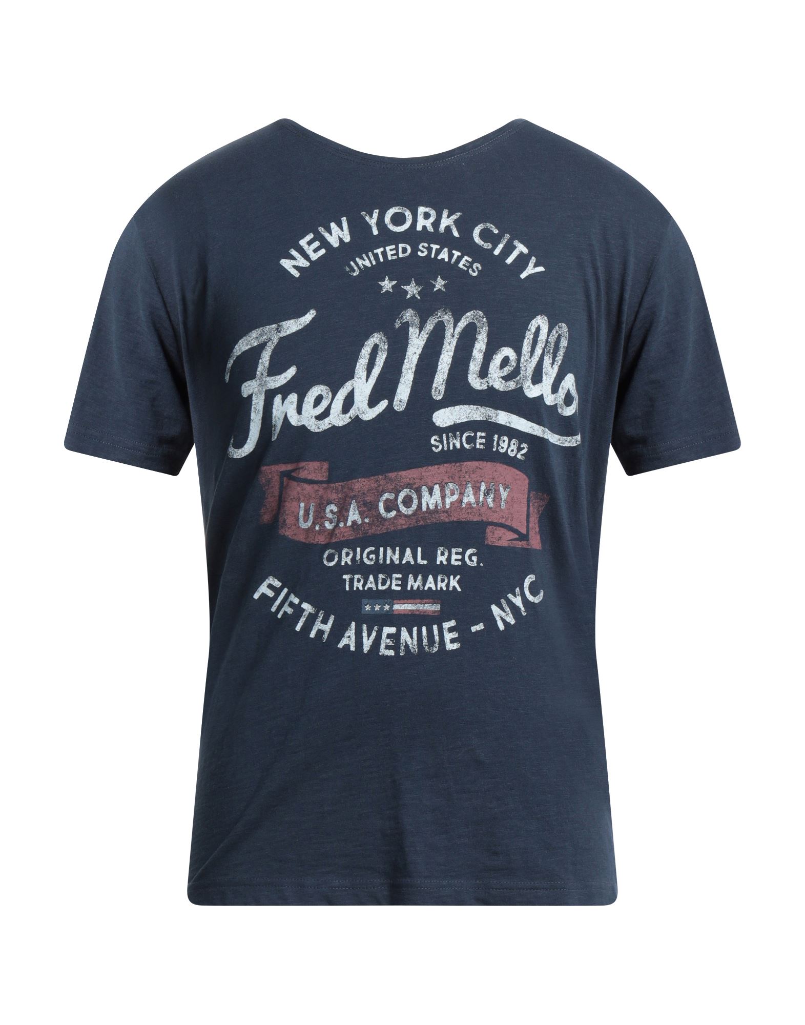 Fred Mello T-shirts In Blue