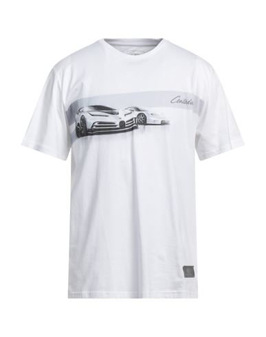 Bugatti Man T-shirt White Size Xxl Cotton