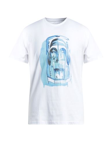 Bugatti Man T-shirt White Size S Cotton
