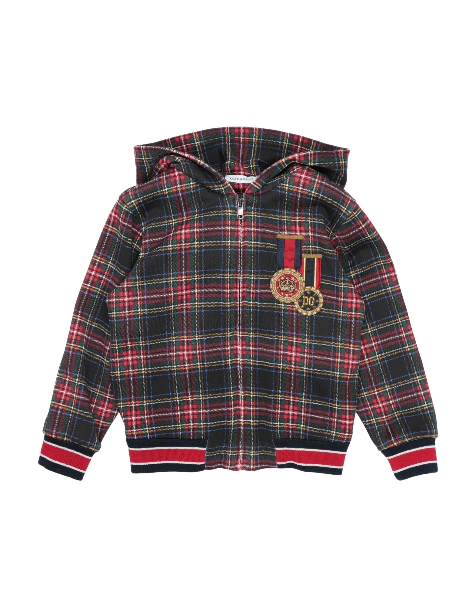 Dolce & Gabbana Kids'  Toddler Boy Sweatshirt Red Size 7 Cotton, Elastane