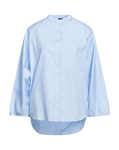 Aspesi Woman Shirt Sky Blue Size S Cotton