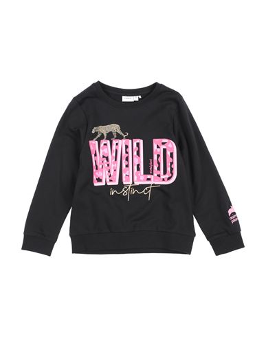 Name It® Babies' Name It Toddler Girl Sweatshirt Black Size 7 Cotton