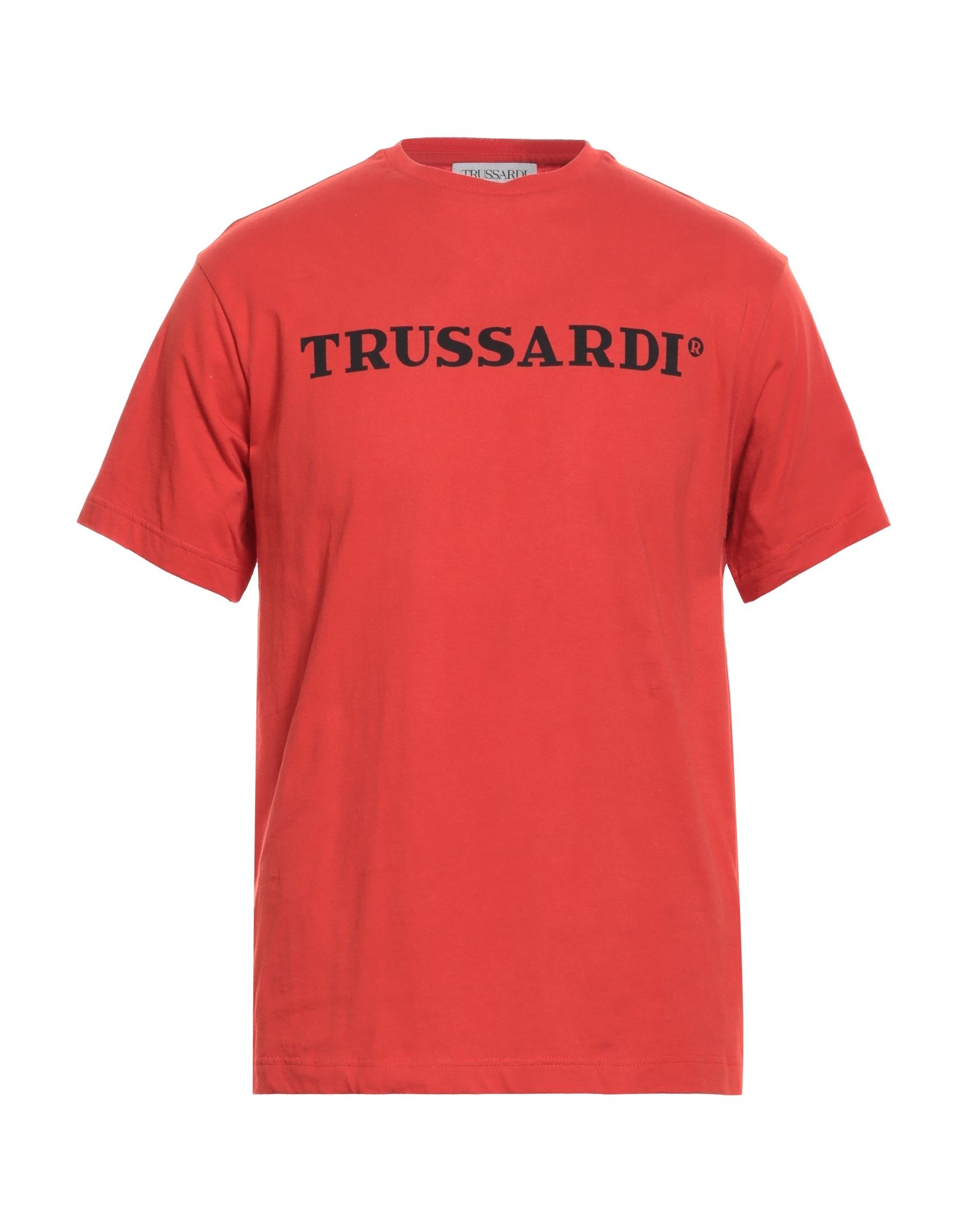 Trussardi T-shirts In Tomato Red