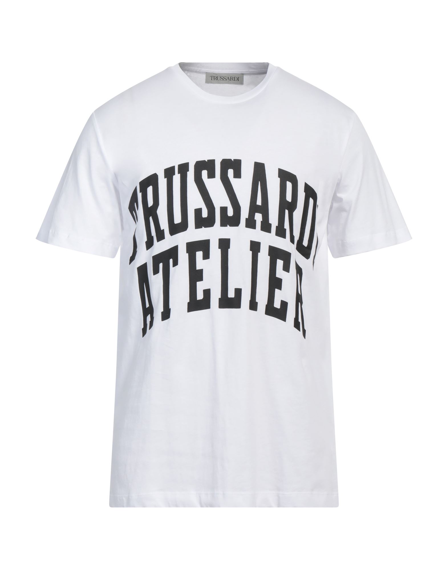 《セール開催中》TRUSSARDI メンズ T シャツ ホワイト S コットン 100%