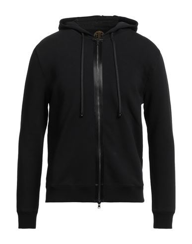 Limitato Man Sweatshirt Black Size M Cotton, Elastane In Black