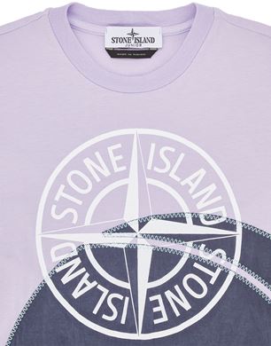 Stone Island Pink Compass T-shirt for Men