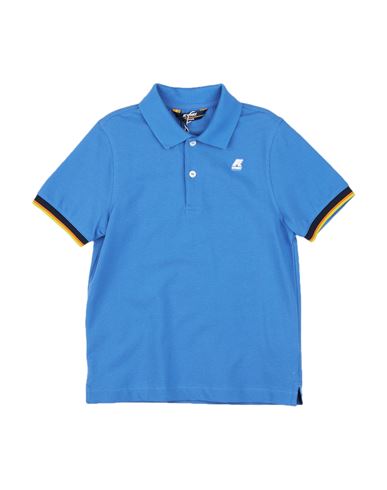 K-way Babies'  Toddler Boy Polo Shirt Light Blue Size 6 Cotton, Elastane