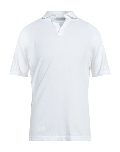 Filippo De Laurentiis Man Polo Shirt White Size 36 Cotton