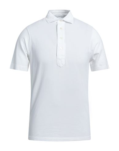 Filippo De Laurentiis Man Polo Shirt White Size 36 Cotton