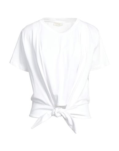 H2o Italia Woman T-shirt White Size L Cotton