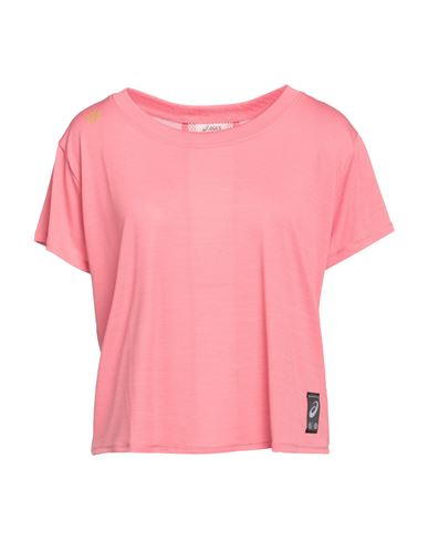 Asics Woman T-shirt Pink Size L Polyester