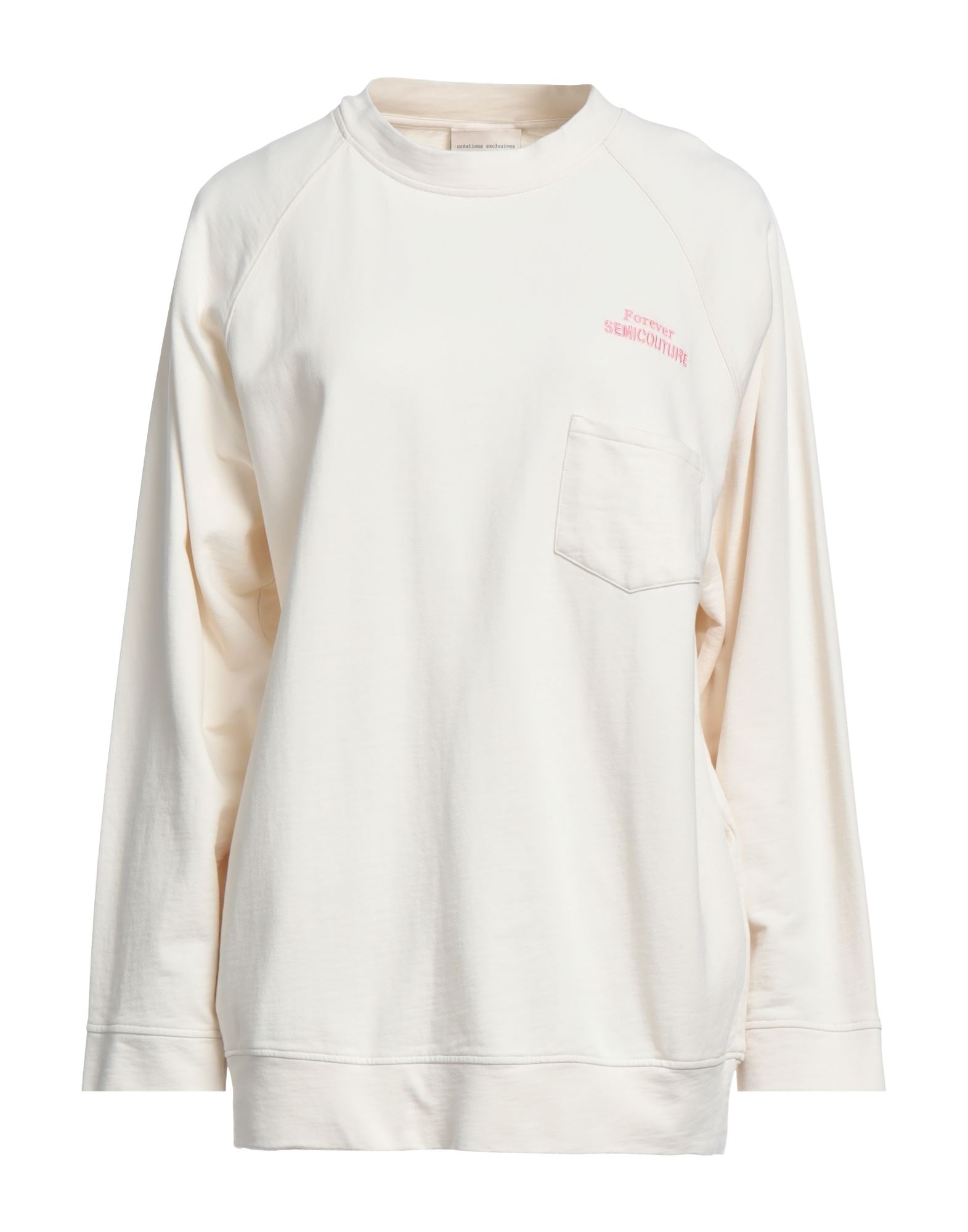 Semicouture Sweatshirts In White