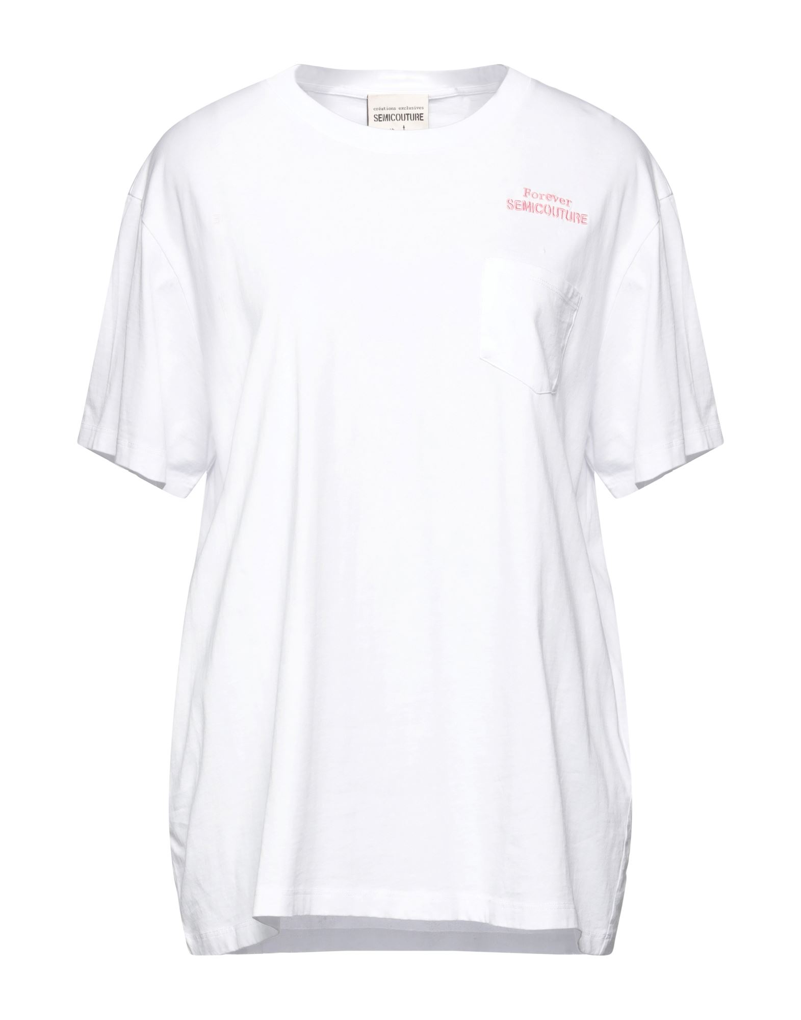 Semicouture T-shirts In White