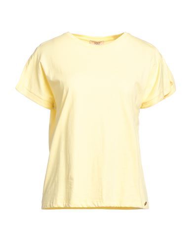 H2o Italia Woman T-shirt Light Yellow Size S Cotton