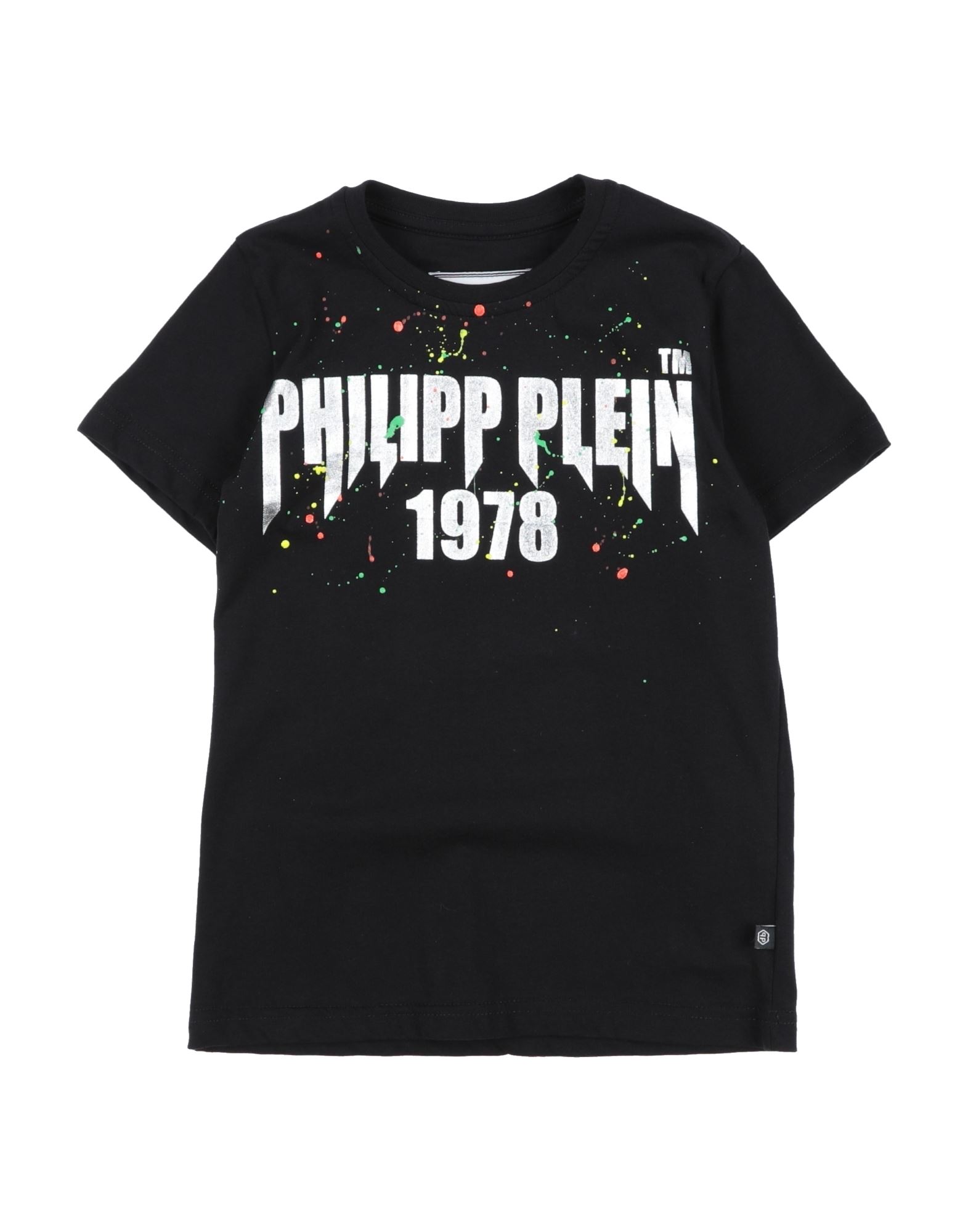 Philipp Plein Kids'  T-shirts In Black