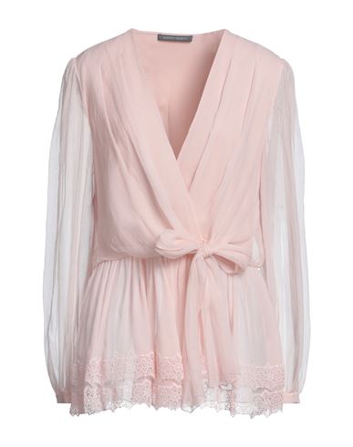 Alberta Ferretti Woman Shirt Blush Size 10 Polyester In Pink
