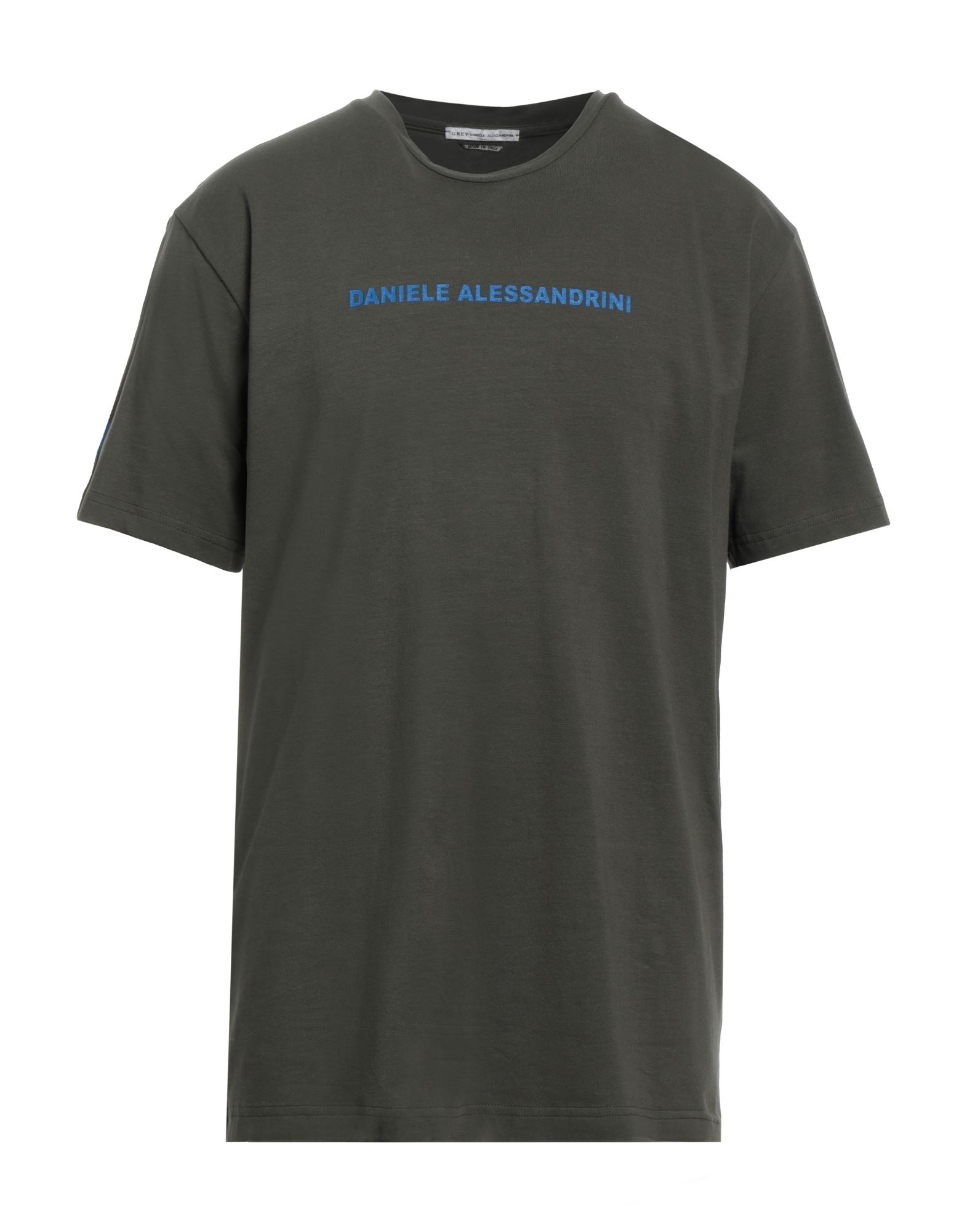 Grey Daniele Alessandrini T-shirts In Green