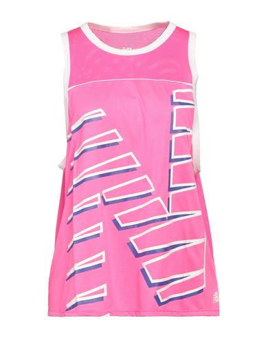 NEW BALANCE NEW BALANCE WOMAN TANK TOP PINK SIZE L RECYCLED POLYESTER, POLYESTER