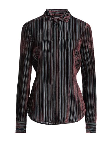 Dsquared2 Woman Shirt Burgundy Size 2 Viscose, Silk In Red