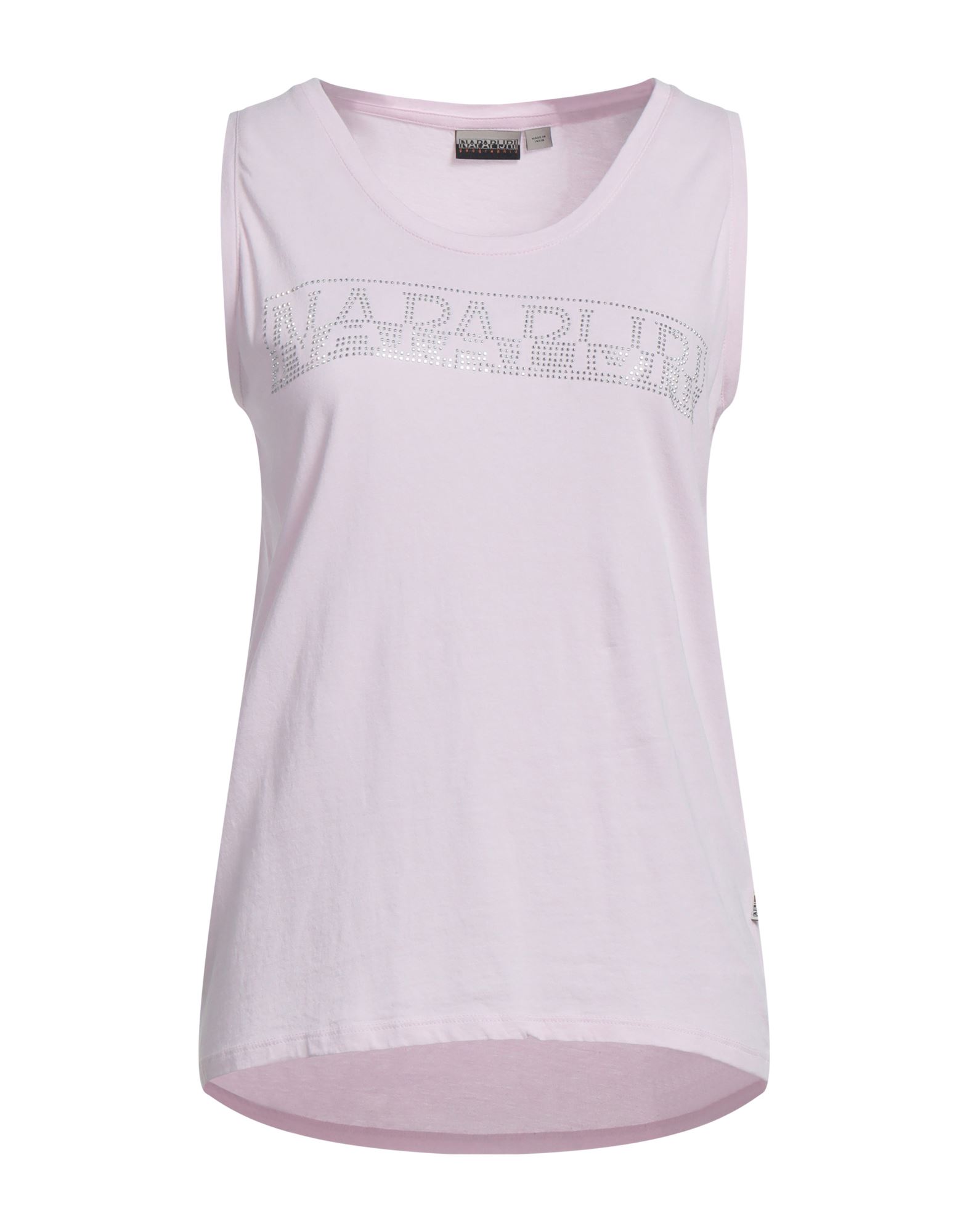 Shop Napapijri Woman T-shirt Pink Size Xs Cotton