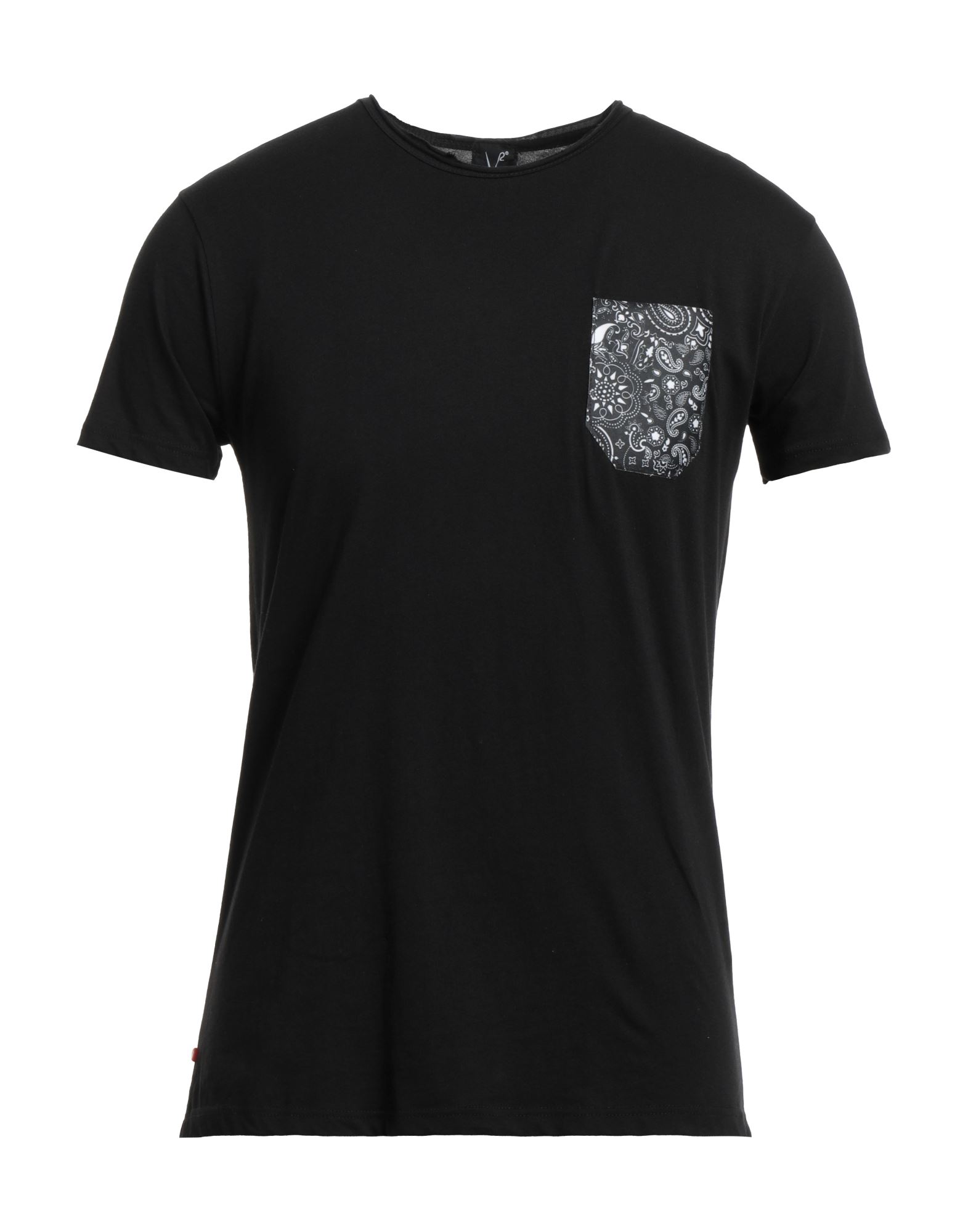 V2® Brand T-shirts In Black