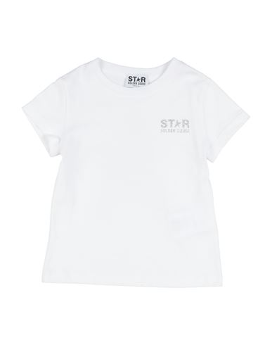 Golden Goose Babies'  Deluxe Brand Toddler Girl T-shirt White Size 6 Cotton