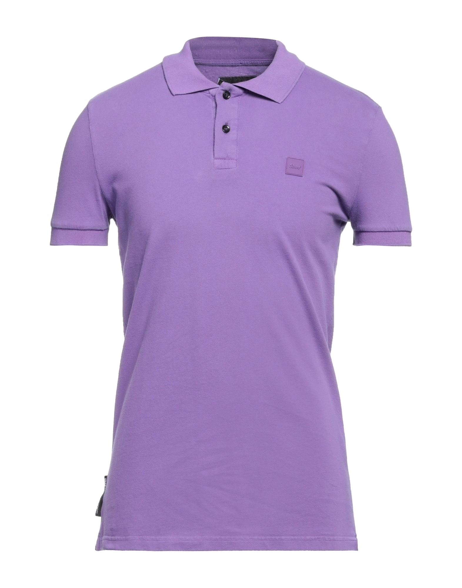 Shoe® Shoe Man Polo Shirt Light Purple Size Xl Cotton, Elastane