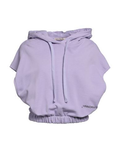 Hinnominate Woman Sweatshirt Lilac Size M Cotton In Purple