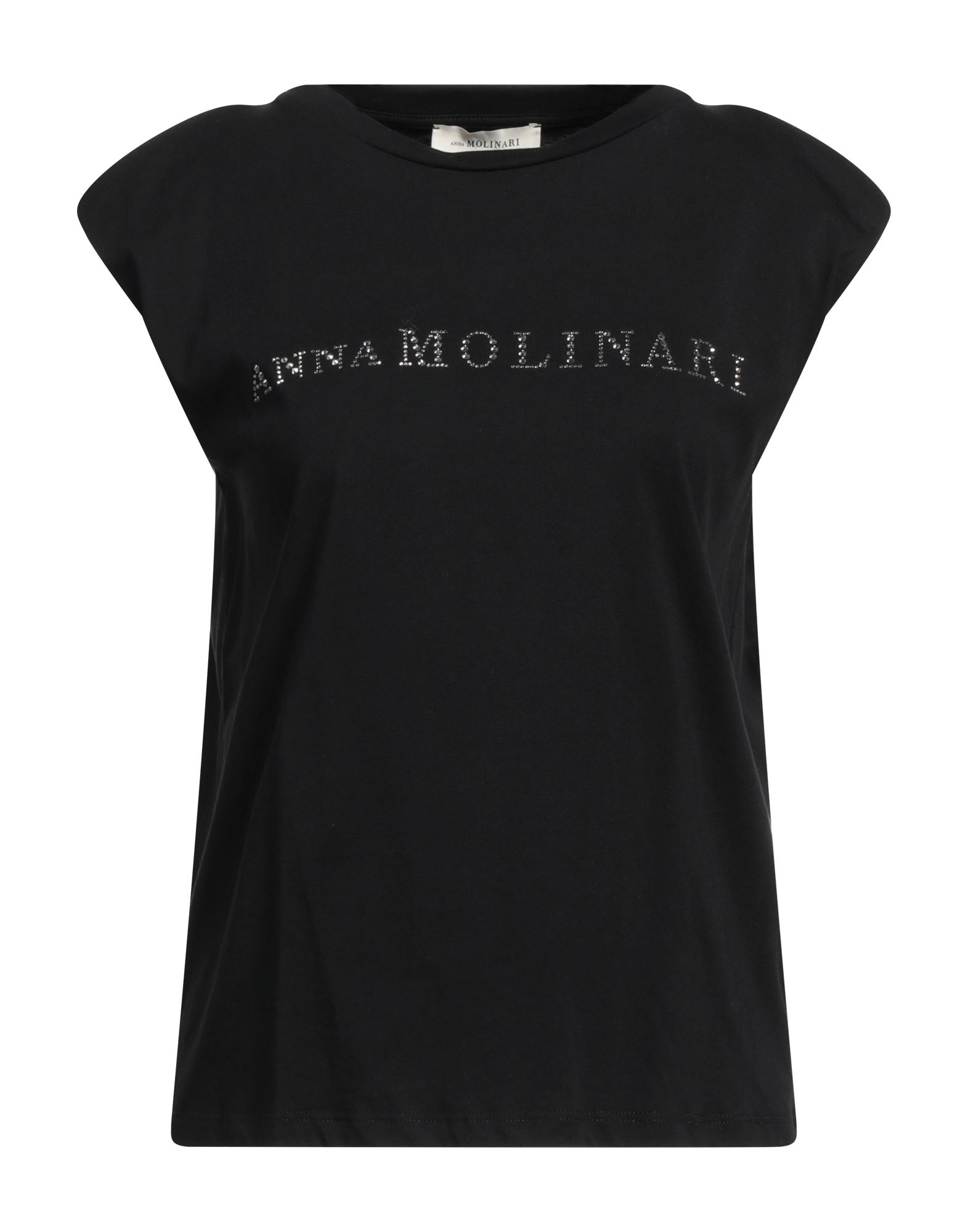 Anna Molinari T-shirts In Black