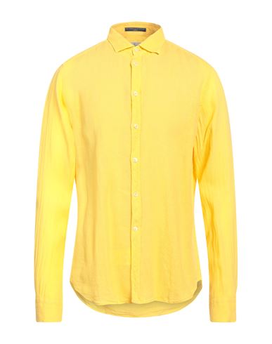 B.d.baggies B. D.baggies Man Shirt Yellow Size 17 Linen