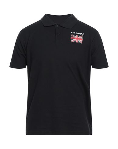 Richmond Man Polo Shirt Black Size Xs Cotton
