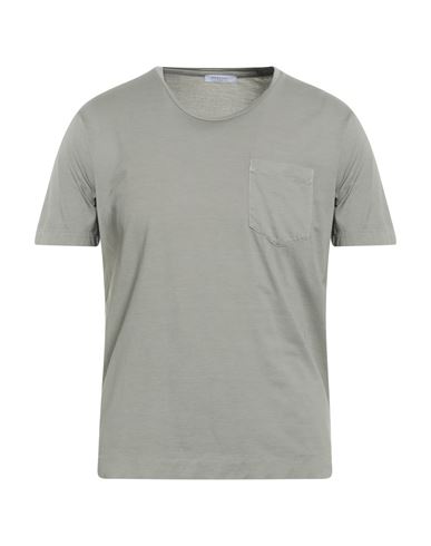 Boglioli Man T-shirt Sage Green Size S Cotton