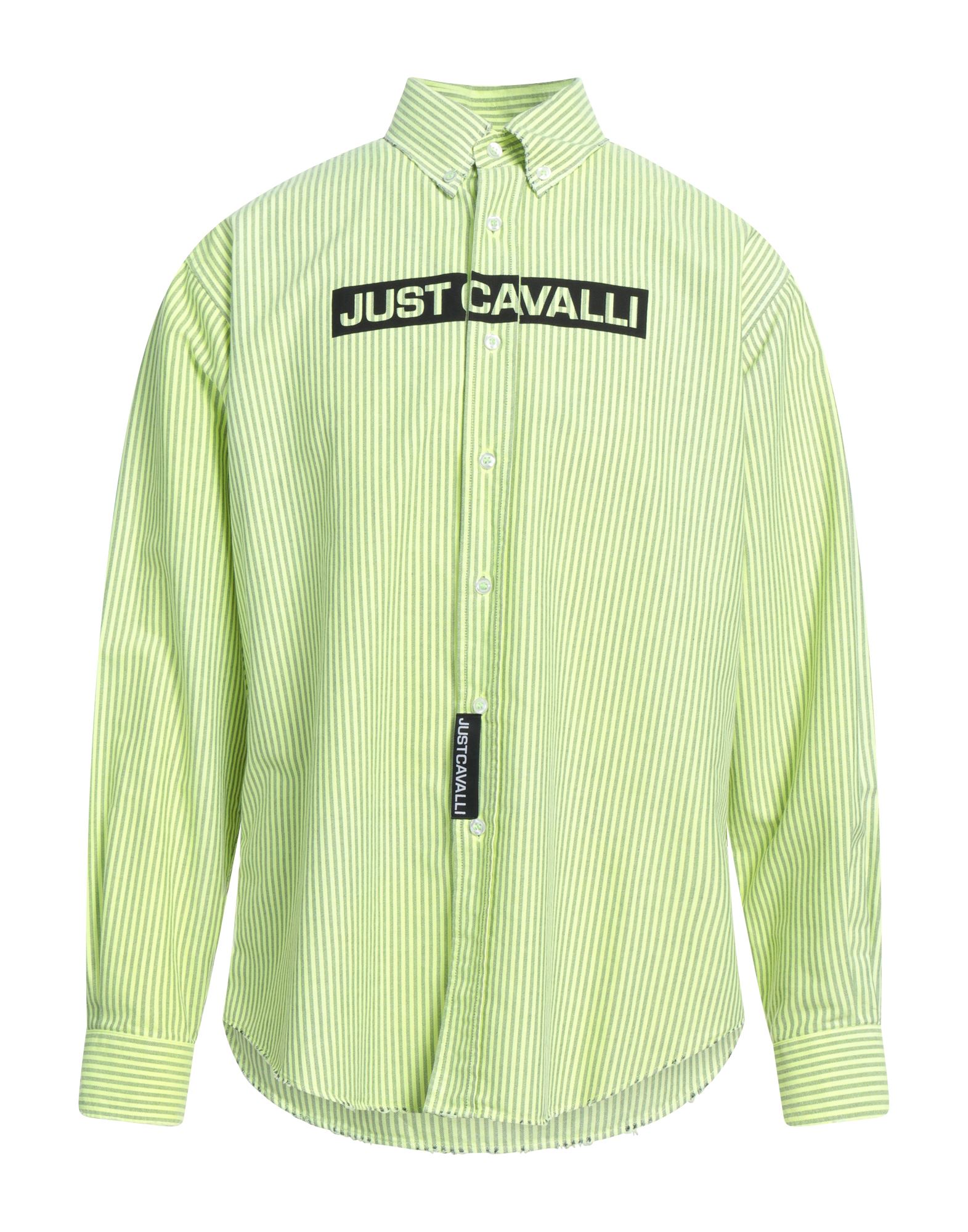 Just Cavalli Shirts In Green