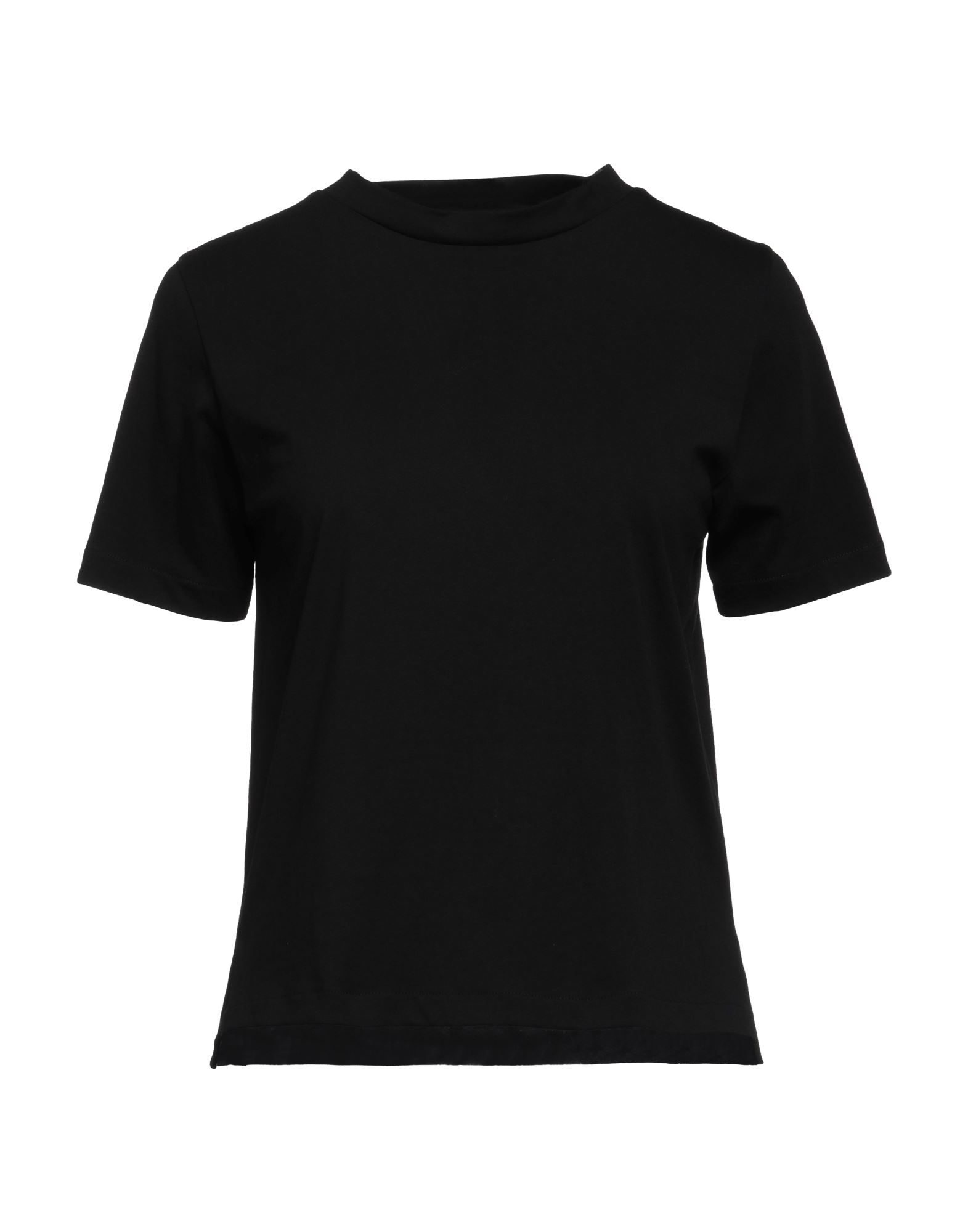 Aragona Woman T-shirt Black Size 2 Cotton