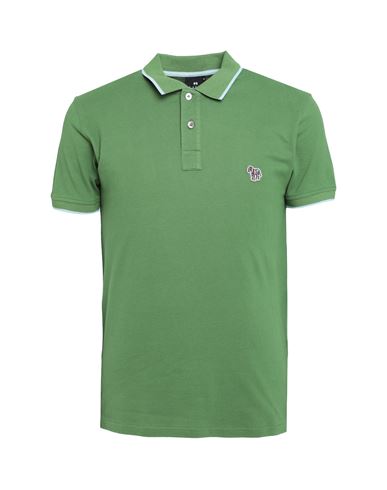 Ps By Paul Smith Ps Paul Smith Man Polo Shirt Green Size Xl Organic Cotton