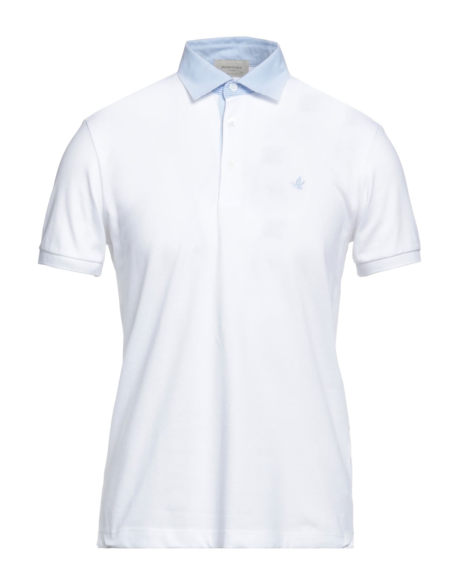 Brooksfield Polo Shirts In White