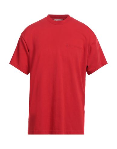 Shop Bel-air Athletics Man T-shirt Red Size S Cotton