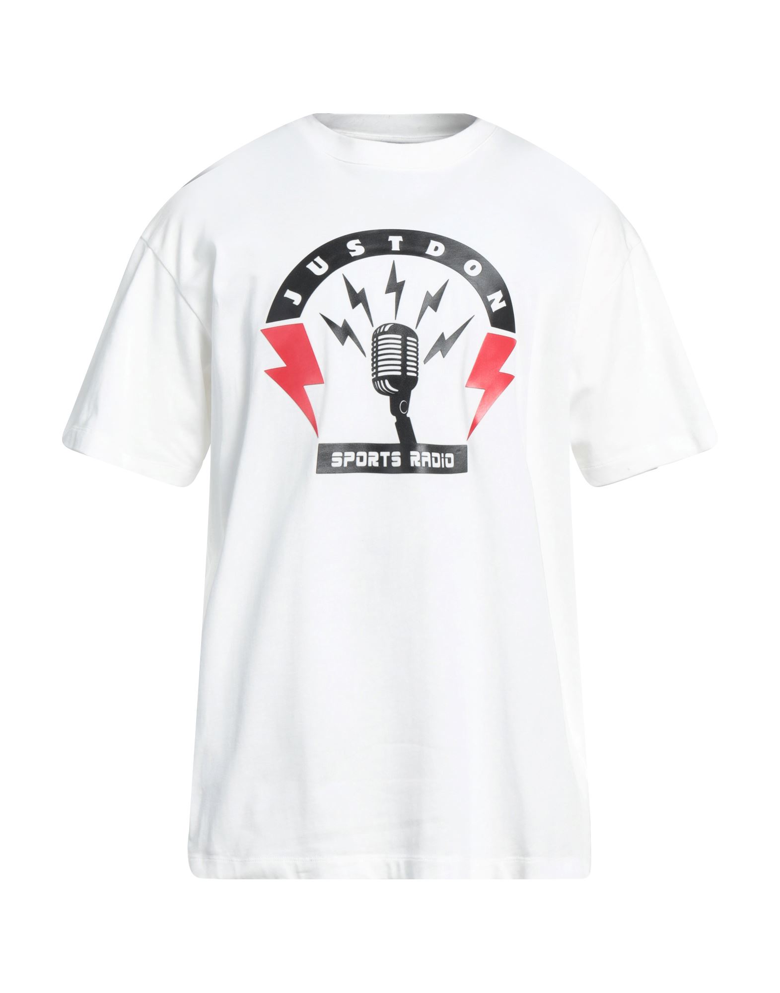 Just Don Logo-print Short-sleeve T-shirt White In White