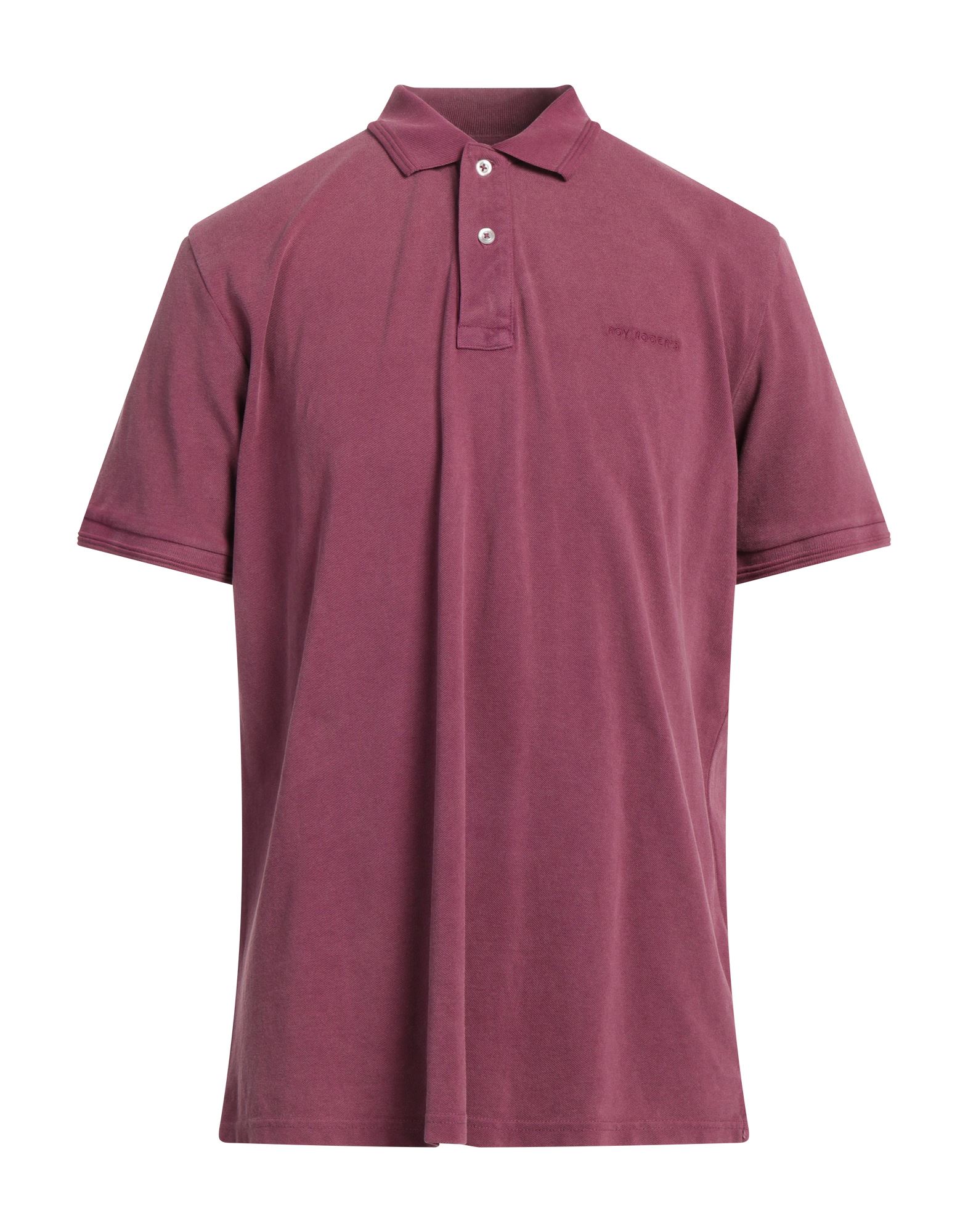Roy Rogers Roÿ Roger's Man Polo Shirt Garnet Size S Cotton In Red