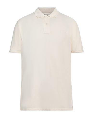 Roy Rogers Roÿ Roger's Man Polo Shirt Cream Size Xl Cotton In White