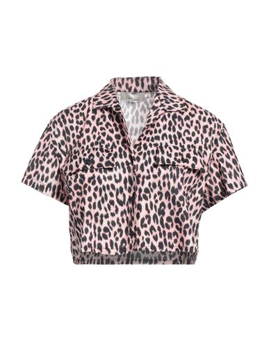 Laneus Woman Shirt Pink Size 8 Cotton, Elastane
