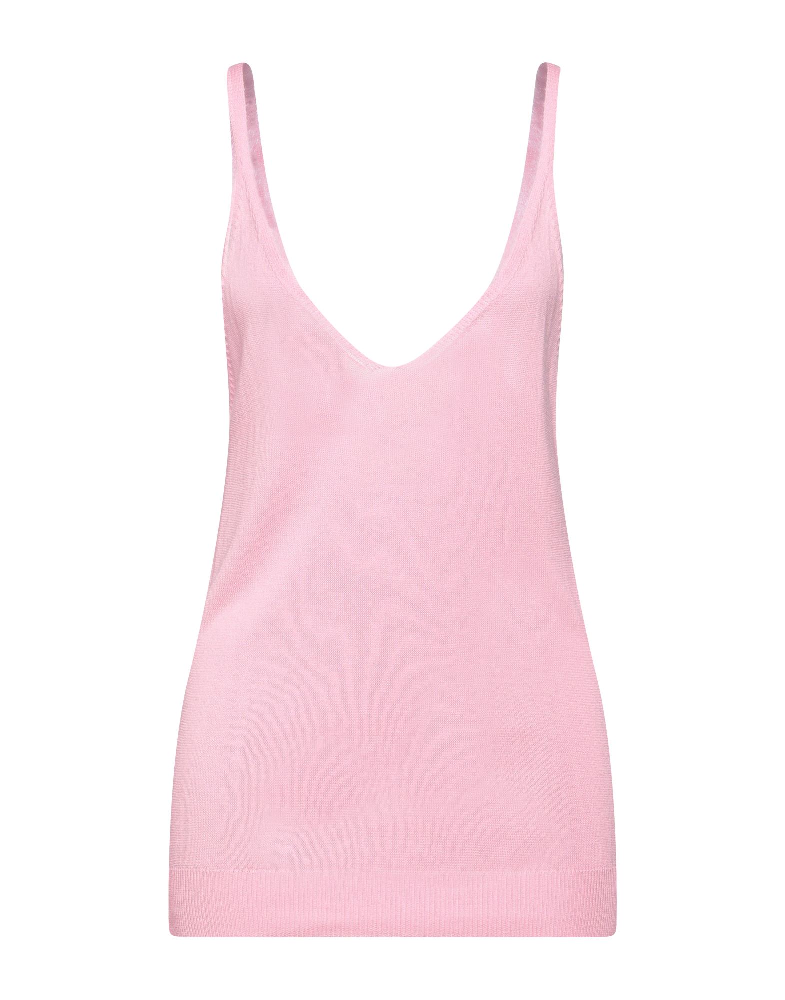 N.o.w. Andrea Rosati Cashmere Tops In Pink