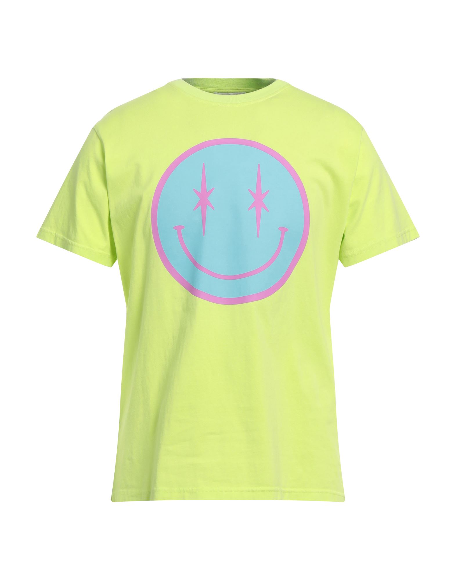 Shop Phipps Man T-shirt Acid Green Size S Organic Cotton